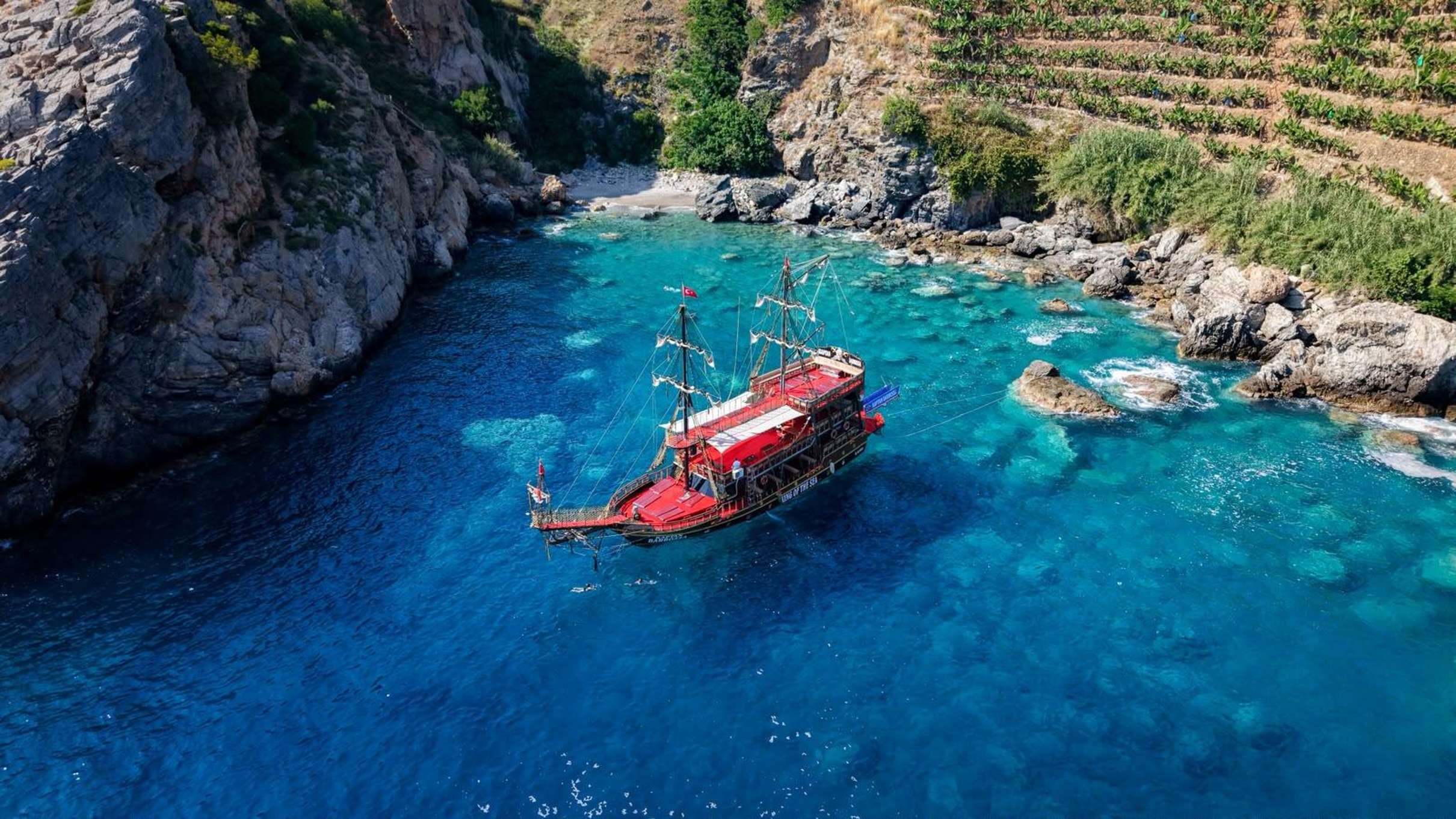Ab Alanya: Bootstour zu den versteckten Buchten von Gazipaşa